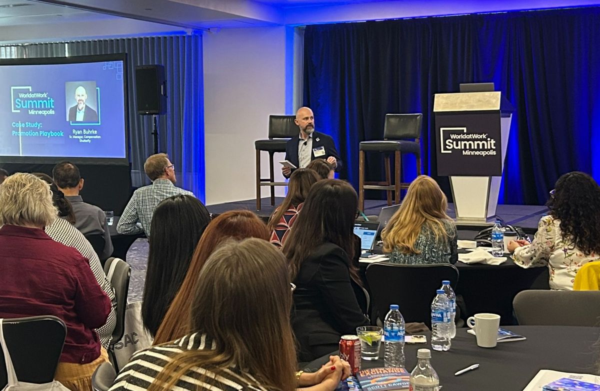 Ryan presenting at WorldatWork Summit Minneapolis 2025